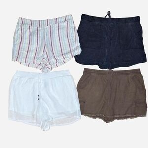 Women's Casual Shorts Set - Multicolor